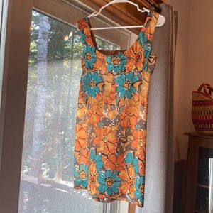 NWOT Miaou Orange Vivi Dress